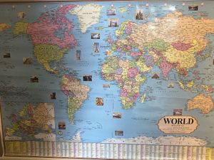 Brand New  World Map Poster
