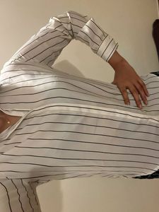 Office- College wear Striped Button-Down Top