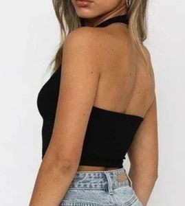 Spider Graphic Halter Top