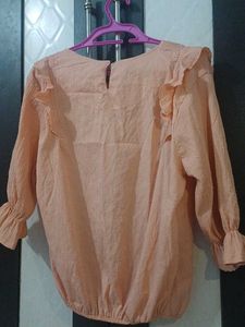 Peach Long Sleeve Top