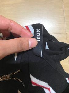 Max zip up round neck top