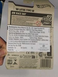 Hot Wheels &#39;68 Lotus Type 49
