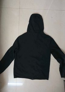 Athletic Nike Black Zip-Up Hoodie