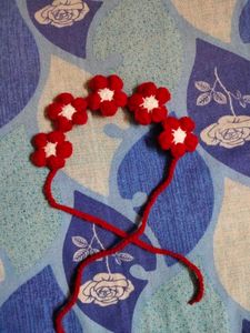 crochet hair accessories 🎀