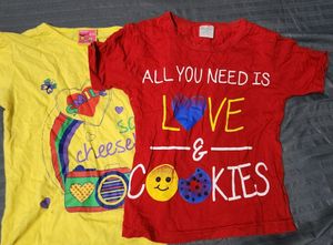 Tshirts For Girls 2-3 Yrs Old