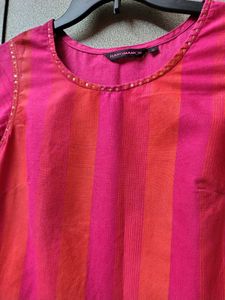 Pink &amp; Orange Beautiful Kurti