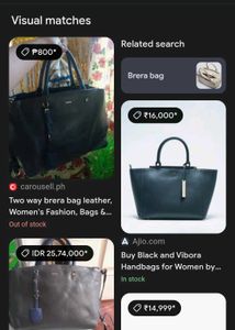 Brera Italy Leather Bag Original