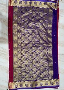 Elegant Red &amp; Gold Saree