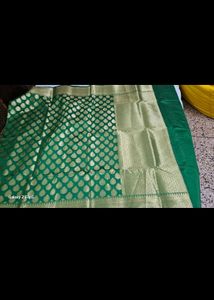 Green 🟢Banarsi Silk Saree