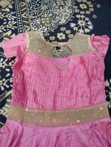 Pink Embellished Party Dress