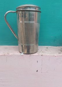 Set Of 2 Peetal Glass , Jug ( Old Items )