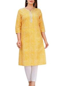 Festive Lehriya Kurti