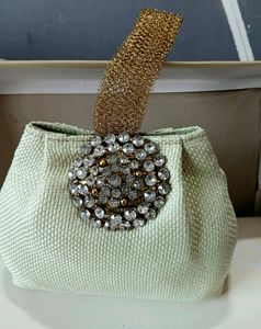Beautiful Green Potli Bag