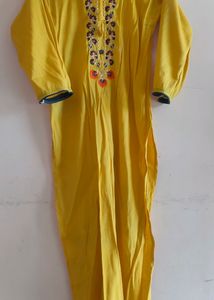 Mustard Kurti