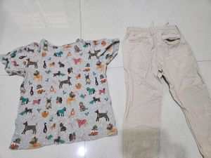 Very Smart Pant T Shirt Set