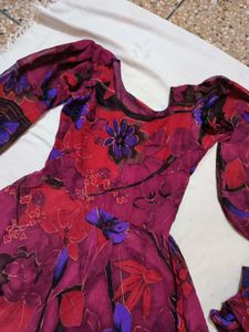Anarkali With Dupatta And Bottom Aesthetic Wibes
