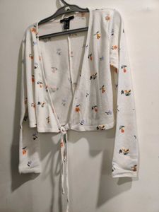 Floral Forever 21 Crop Top