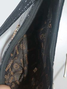 Black Croc Handbag