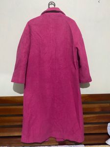 pink over coat
