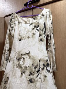 Abstract Print Dress