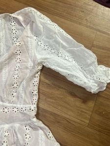 White Embroided Dress