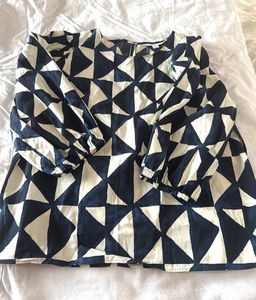 Geometric Print Blouse