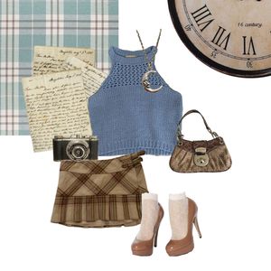 SALE vintage blue knit top