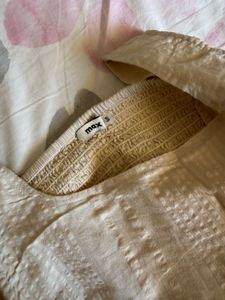 Cream Tiered Maxi Dress