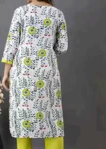 Floral Kurti And Plazzo Set brand xl size