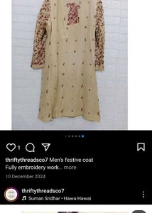 Zardozee Handwork Disainar Sherwani