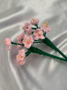 Cute Small Pink Flowers Crochet Bouquet 💐