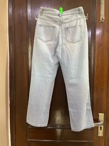 Light Blue Straight Fit Jeans