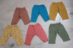 Set Of 6 Full Pants For 0-6 Months Baby