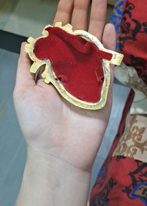 Golden Heart Paper Weight