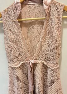 Elegant Lace Detail Top