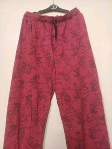 Red Patterned Lounge Pants