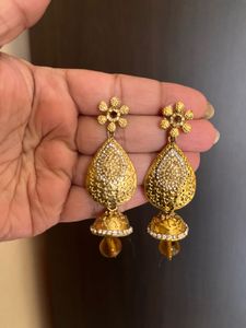 Stunning Jhumka Earrings ( Pack of 2)