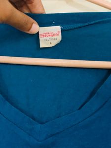 Blue Long Sleeve T-Shirt