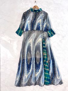 Multicolour Irregular Print Dress (Women)