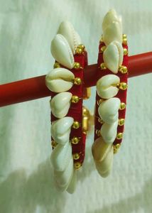 Seashell Jhumka Bangles