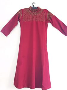 Red Party Wear Kurti