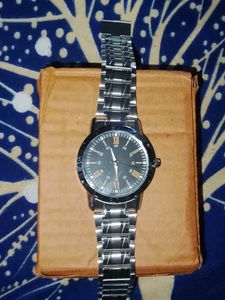 Silver Chain Tone Men&#39;s Watch