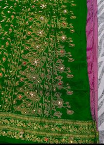 Zardoji Maggam Work Design Saree