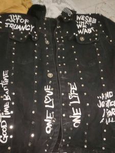 Unique Graphic Denim Jacket