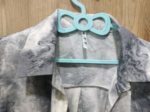 Grey Watercolor Effect Shirt