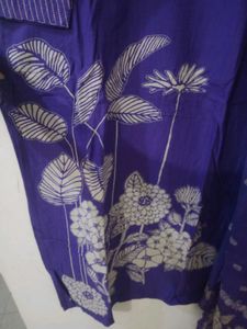 Beautiful partywear Purple Kurta Set