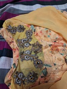 Elegant Dress ( Anarkali Floral With Dhuptta )