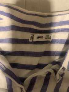 Striped Button-Down Shirt MNG
