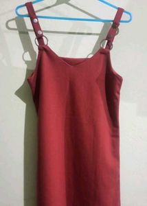 Cute Red Dress + White cardigan