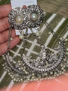 Pair Of 2 Oxidised Earrings